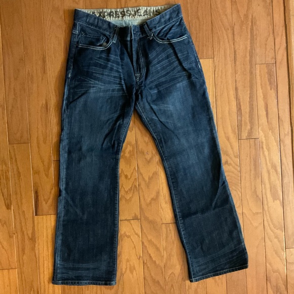 Men’s Express Classic Stretch Zipper 🪰 Blue Jeans! - Picture 3 of 10